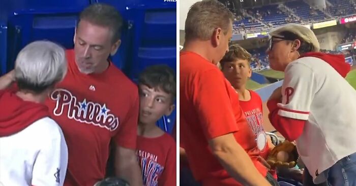 “Phillies Karen” Sparks Outrage After Snatching Home Run Ball From Birthday Boy’s Father