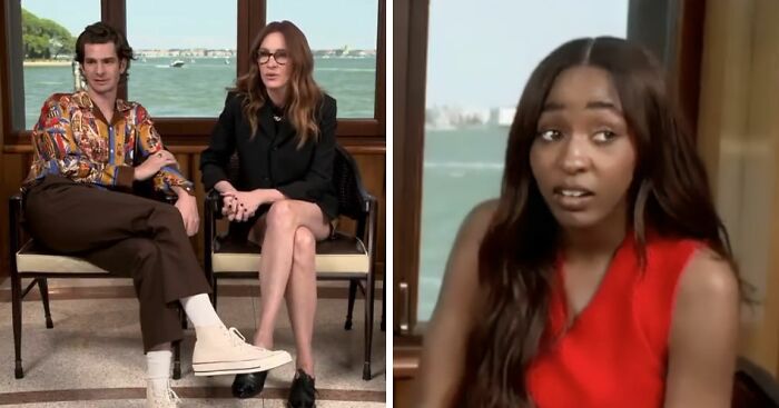 Andrew Garfield And Julia Roberts Show “Disgusted, United Front” After Ayo Edebiri Interview Snub