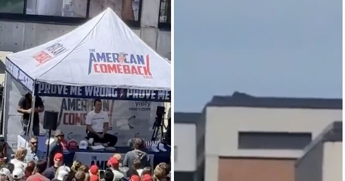 Charlie Kirk Sniper’s Rooftop Nest Revealed In Eerie Photos That Show Attacker’s Exact POV