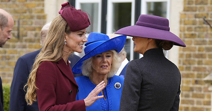 Body Language Expert Dissects Melania Trump And Kate Middleton’s Awkward State Visit Moment