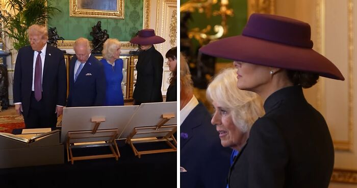 Melania Trump Fuels ‘Body Double’ Conspiracy After Viral Meeting With British Royal Family