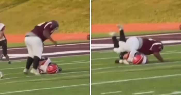 Teen Footballer’s Spine Fractured After Devastating Body Splash Caught On Video