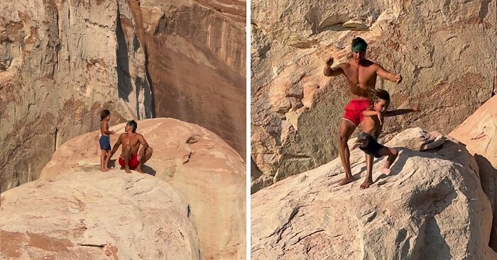“Tough Love”: Dad Who Threw 7YO Son Off Cliff Breaks Silence Amid Viral Outrage