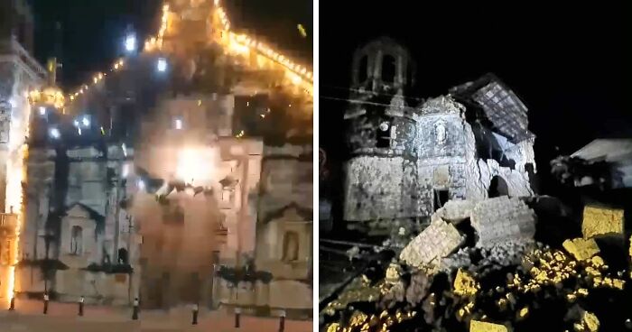 Terrifying Videos Show Massive 6.9 Magnitude Earthquake Wreaking Havoc In Philippines