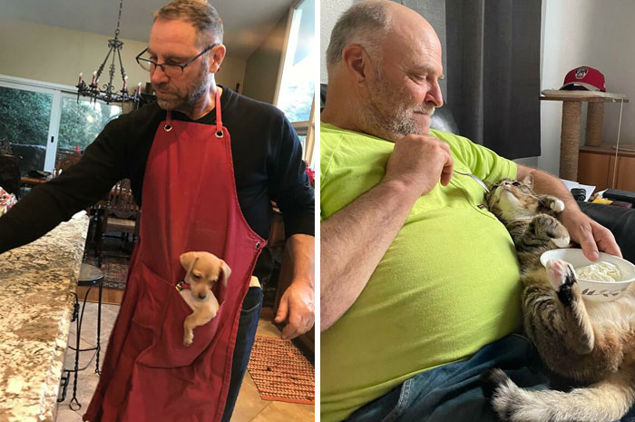 50 Dads Who Said “No Pets” And Ended Up Becoming Total Softies