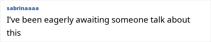 Comment text on a white background with username sabrinaaaa expressing eagerness for someone to discuss the insane doctor case of hair and teeth inside a girl. Comment text on a white background with username sabrinaaaa expressing eagerness for someone to discuss the insane doctor case of hair and teeth inside a girl.