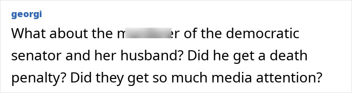 Screenshot of an online comment discussing details related to Charlie Kirk suspect Tyler Robinson appearing in court. Screenshot of an online comment discussing details related to Charlie Kirk suspect Tyler Robinson appearing in court.