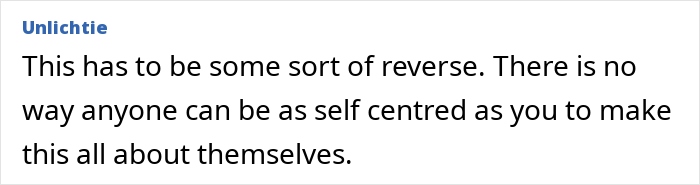 Screenshot of an online comment expressing frustration, related to a woman learning of ex-husband’s cancer diagnosis by snooping. Screenshot of an online comment expressing frustration, related to a woman learning of ex-husband’s cancer diagnosis by snooping.