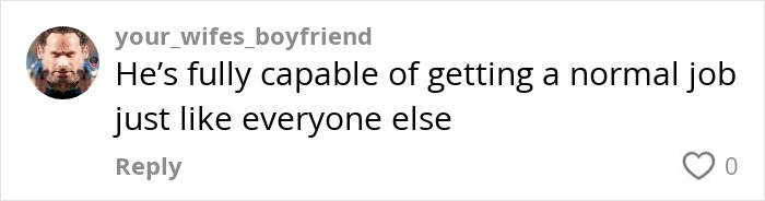 Comment on social media discussing a former Nickelodeon child star’s situation and ability to get a normal job. Comment on social media discussing a former Nickelodeon child star’s situation and ability to get a normal job.
