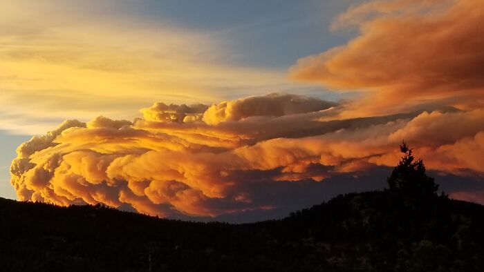 Firestorm From Grand Lake Colorado Fire October 2020