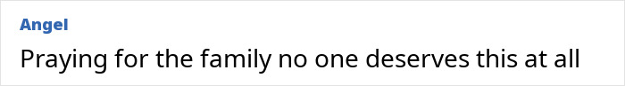 Comment text on a white background expressing sympathy for a family in a flight attendant’s mysterious disappearance case. Comment text on a white background expressing sympathy for a family in a flight attendant’s mysterious disappearance case.