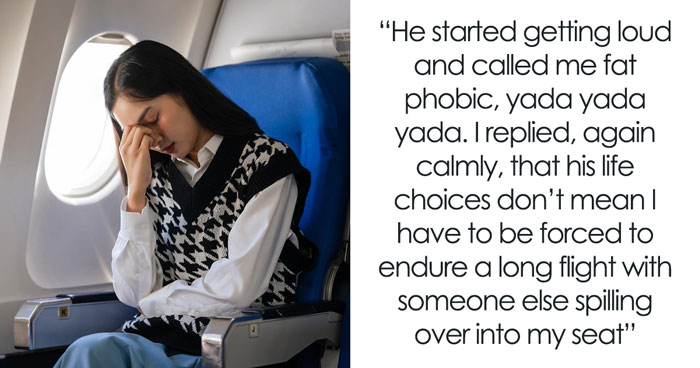 Person Called “Fatphobic” For Refusing To Let Obese Guy Invade Their Seat, Sparks Flight Drama
