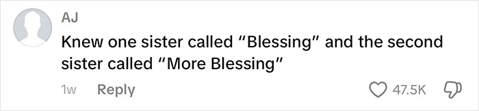 Comment about African names people canāt believe are real, mentioning unique and surprising name examples. Comment about African names people canāt believe are real, mentioning unique and surprising name examples.