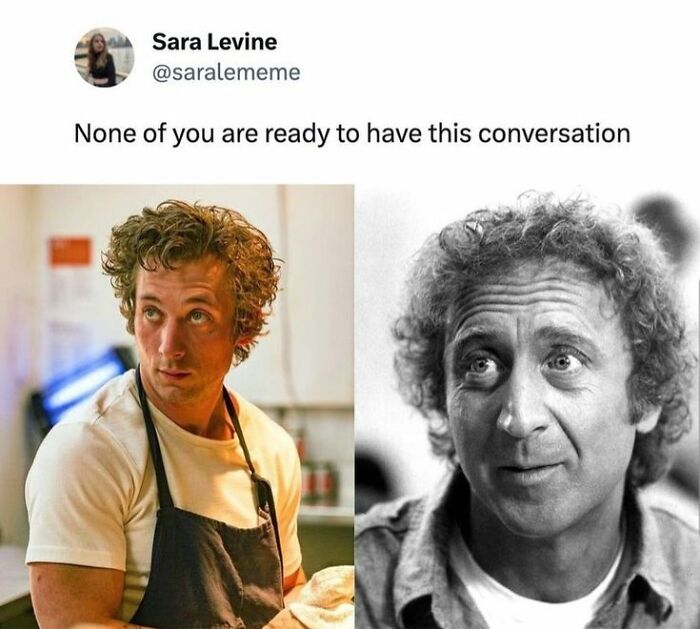 Meme post showing two men in conversation, highlighting entertaining Super Culture content to fight boredom online.