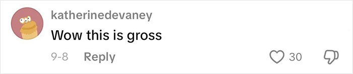 User comment saying Wow this is gross, illustrating strong opinions on grandmas having a baby shower celebrating new status. User comment saying Wow this is gross, illustrating strong opinions on grandmas having a baby shower celebrating new status.