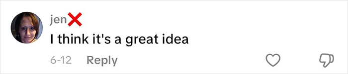 User jen commenting I think it's a great idea, expressing strong opinions on grandmas having a baby shower. User jen commenting I think it's a great idea, expressing strong opinions on grandmas having a baby shower.