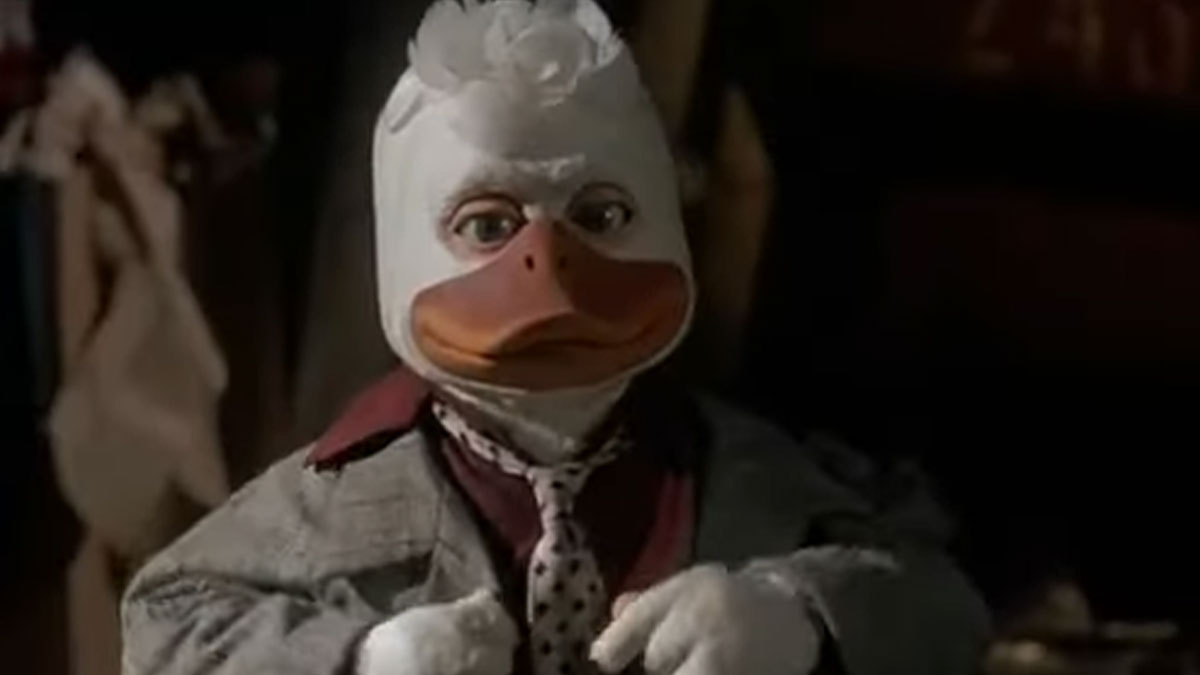 Character in a duck costume from one of the worst-best movies throughout history that people actually enjoy.