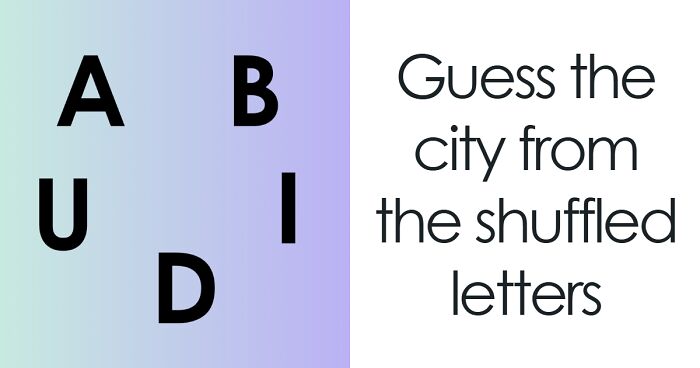 Only Real Geography Pros Can Unscramble All 29 Hidden Cities