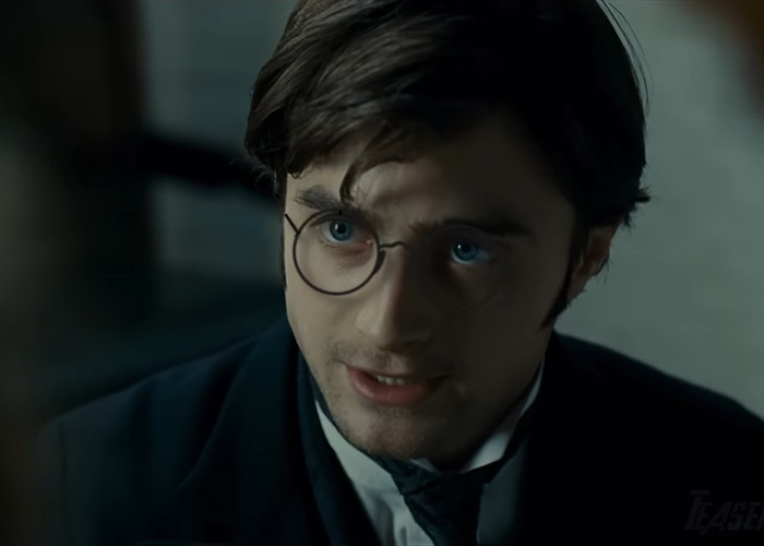 Close-up of a character resembling Harry Potter in a fan-made trailer for Harry Potter and the Cursed Child movie. Close-up of a character resembling Harry Potter in a fan-made trailer for Harry Potter and the Cursed Child movie.
