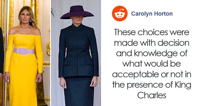 “Fabulous”: Fashion Experts Reveal The Powerful Hidden Messages In Melania Trump’s State Visit Outfits
