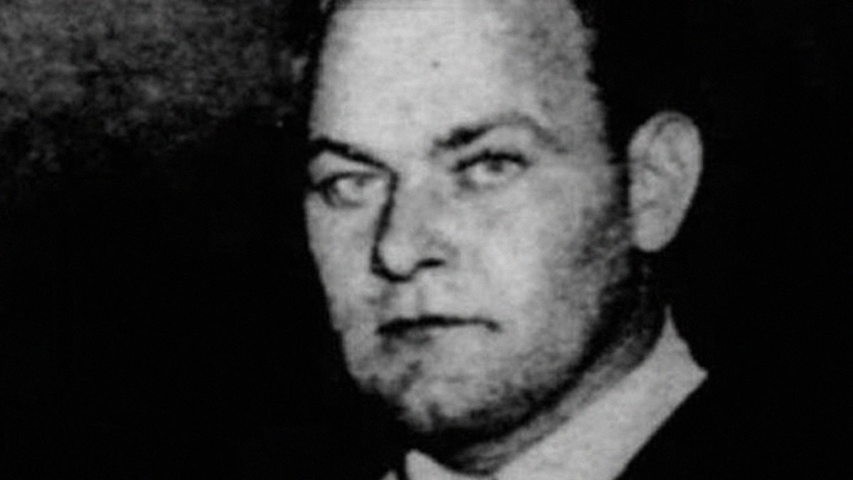 Black and white portrait of a man representing a weird and iconic bruh moment in history.