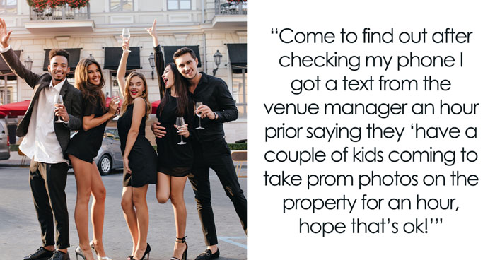 Bride Mortified After 20 Prom Teens And Their Families Use Her Venue And Decorations For Their Pics