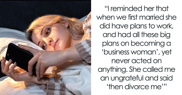 Man’s Tired Of Wife’s Spending, Asks Her To Budget Or Work, She Brings Up Divorce Instead