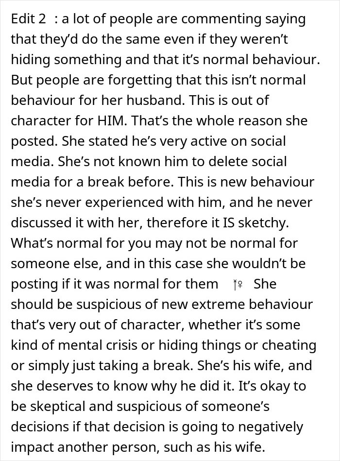 Wife left suspicious and confused checking husband’s phone reveals new out-of-character behavior during surgery period. Wife left suspicious and confused checking husband’s phone reveals new out-of-character behavior during surgery period.