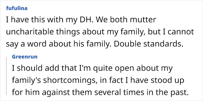 Online discussion about wife hosting MIL and SIL with husband accusing her of being fake when she complains in private.