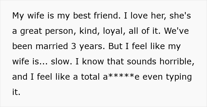 Text excerpt showing a husband expressing frustration with his new mom wife struggling to care for the baby. Text excerpt showing a husband expressing frustration with his new mom wife struggling to care for the baby.
