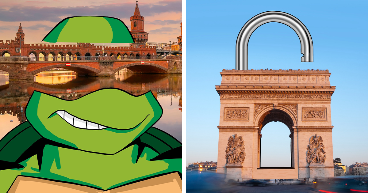 Artist Reimagines Landscapes By Adding Famous Characters And Everyday ...