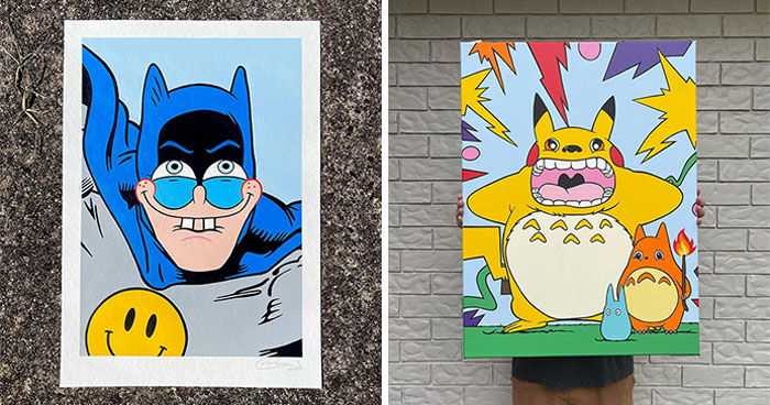 80 Weird Pop Culture And Cartoon Character Mash-Ups Created By Aaron Craig (New Pics)