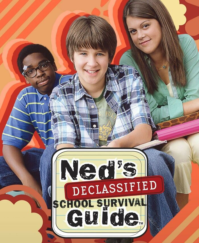 Former Nickelodeon child stars from Ned's Declassified School Survival Guide pictured together in a promotional image. Former Nickelodeon child stars from Ned's Declassified School Survival Guide pictured together in a promotional image.