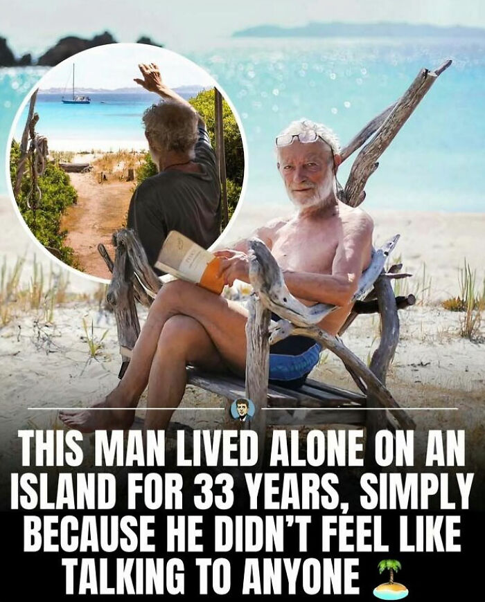 Man reading on a beach chair by the ocean illustrating introvert memes about living alone and avoiding socializing for years.