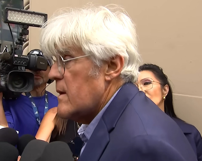 Jay Leno speaking to reporters, reacting to Jimmy Kimmel's suspension after offensive Charlie Kirk comments. Jay Leno speaking to reporters, reacting to Jimmy Kimmel's suspension after offensive Charlie Kirk comments.