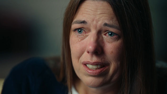 Woman with tears in her eyes explaining case details as prosecutor discusses mom secretly tormenting daughter over a year Woman with tears in her eyes explaining case details as prosecutor discusses mom secretly tormenting daughter over a year