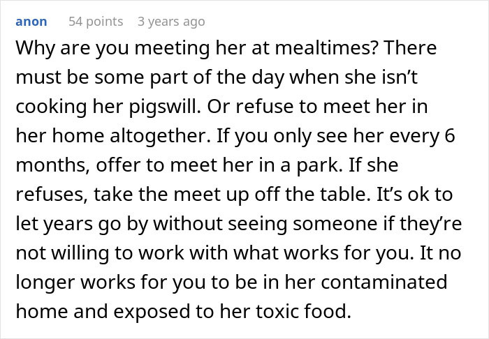 “I Won”: Woman Finds A Way To Be Permanently Uninvited From MIL’s Dinners With Spoiled Food “I Won”: Woman Finds A Way To Be Permanently Uninvited From MIL’s Dinners With Spoiled Food