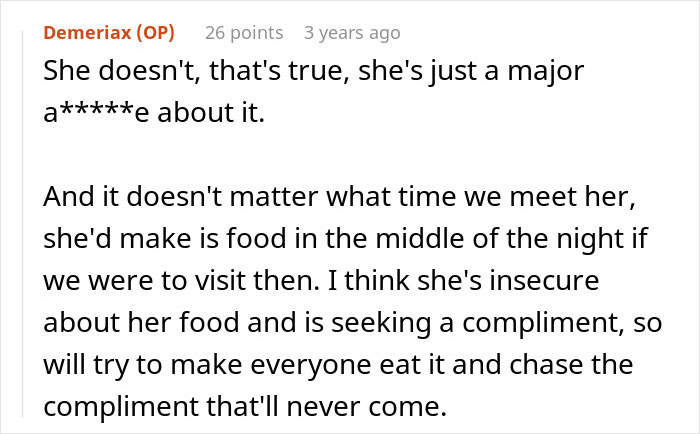 “I Won”: Woman Finds A Way To Be Permanently Uninvited From MIL’s Dinners With Spoiled Food “I Won”: Woman Finds A Way To Be Permanently Uninvited From MIL’s Dinners With Spoiled Food