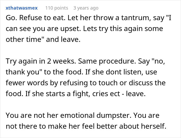 “I Won”: Woman Finds A Way To Be Permanently Uninvited From MIL’s Dinners With Spoiled Food “I Won”: Woman Finds A Way To Be Permanently Uninvited From MIL’s Dinners With Spoiled Food