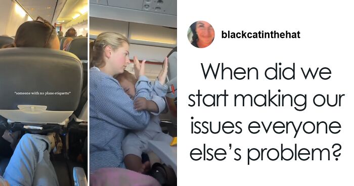 “Buy Another Seat”: Mom Sparks Outrage After Passenger Reclines Seat Into Her Lap