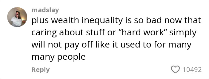 Screenshot of a social media comment discussing Gen Z clients' troubling behavior in a therapy context. Screenshot of a social media comment discussing Gen Z clients' troubling behavior in a therapy context.