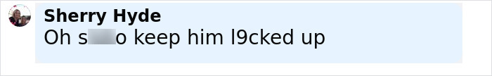 Screenshot of a social media comment referencing keeping someone locked up related to a shocking arrest after a butt dial. Screenshot of a social media comment referencing keeping someone locked up related to a shocking arrest after a butt dial.