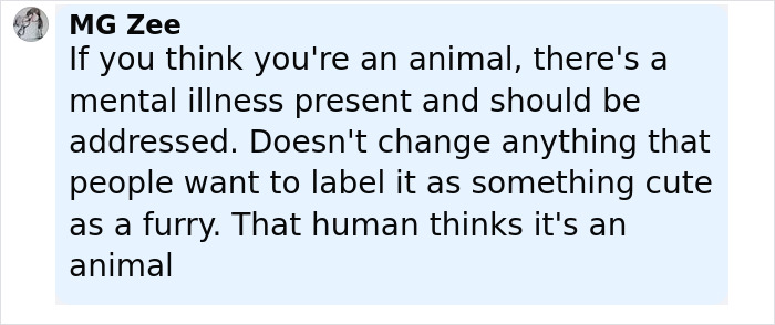Comment discussing mental illness and the furry identity linked to Minneapolis suspect's disturbing journal entries. Comment discussing mental illness and the furry identity linked to Minneapolis suspect's disturbing journal entries.