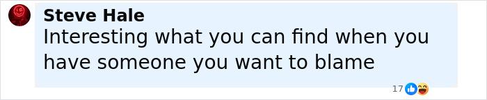 Screenshot of a social media comment discussing blame in connection with FBI chilling note and DNA evidence on Tyler Robinson. Screenshot of a social media comment discussing blame in connection with FBI chilling note and DNA evidence on Tyler Robinson.