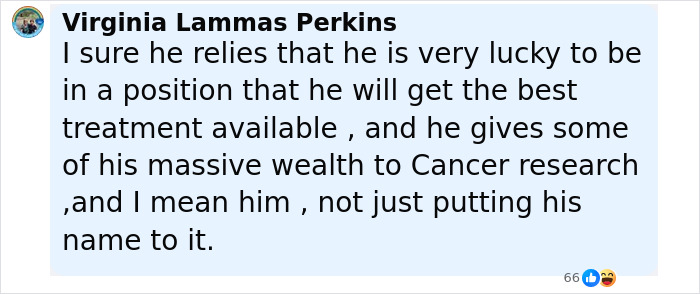 Comment expressing support for King Charles' emotional update on his incurable cancer and cancer research funding. Comment expressing support for King Charles' emotional update on his incurable cancer and cancer research funding.