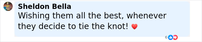 Screenshot of a social media comment about Keanu Reeves' girlfriend addressing marriage rumors with a heart emoji. Screenshot of a social media comment about Keanu Reeves' girlfriend addressing marriage rumors with a heart emoji.