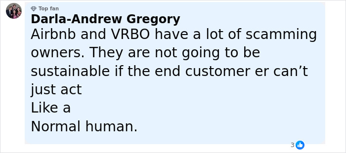 Comment on Airbnb owners scamming customers with high charges, referencing influencer selfie fee inside famous invisible house. Comment on Airbnb owners scamming customers with high charges, referencing influencer selfie fee inside famous invisible house.