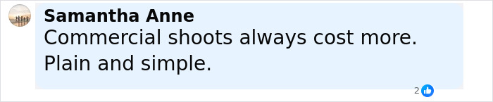 Comment by Samantha Anne in a social media thread discussing Airbnb owners charging influencer for selfie inside invisible house. Comment by Samantha Anne in a social media thread discussing Airbnb owners charging influencer for selfie inside invisible house.