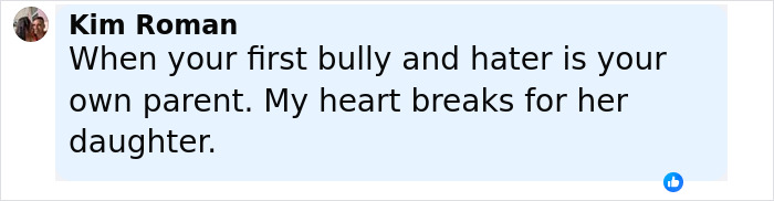 Comment expressing heartbreak for daughter whose mom anonymously sent lewd texts for a year, shared before sentencing. Comment expressing heartbreak for daughter whose mom anonymously sent lewd texts for a year, shared before sentencing.