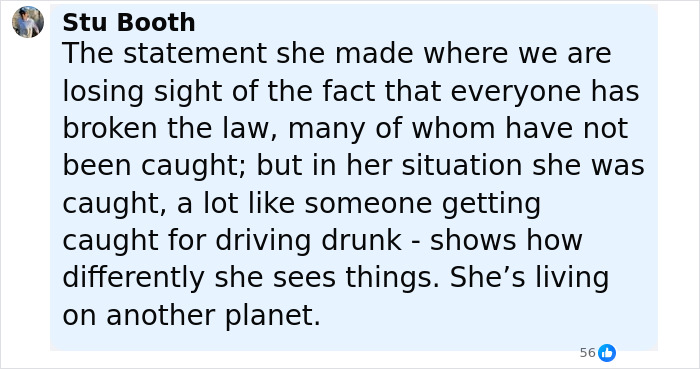 Comment on mom who anonymously sent daughter lewd texts, reflecting views on lawbreaking and consequences before sentencing. Comment on mom who anonymously sent daughter lewd texts, reflecting views on lawbreaking and consequences before sentencing.